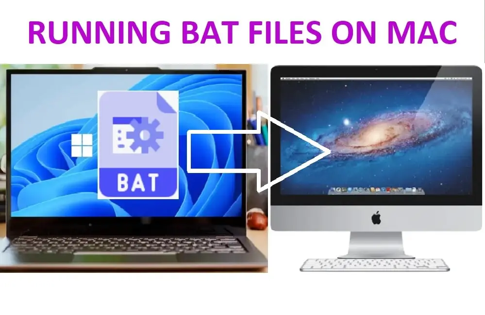 How to run bat file on mac