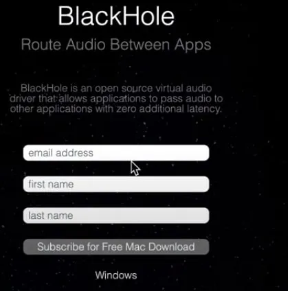 Black Hole mac