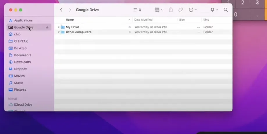 how to add google drive to mac finder
