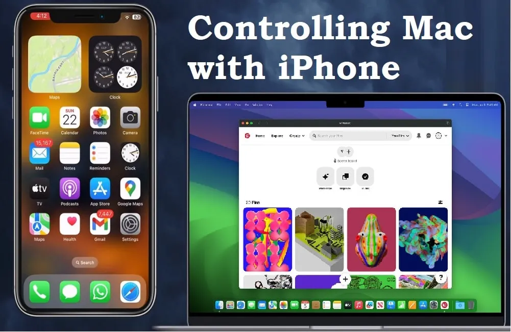 how to control mac with iPhone