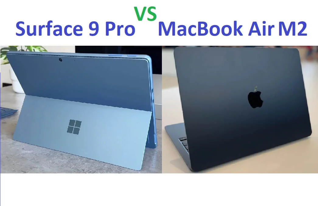 surface 9 Pro vs Macbook Air M2
