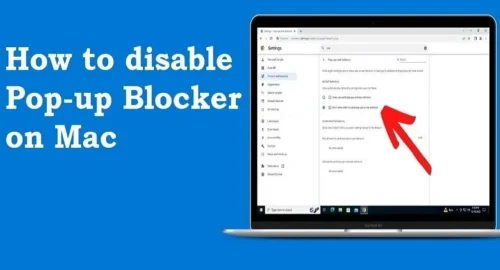 Disable pop up blocker on mac