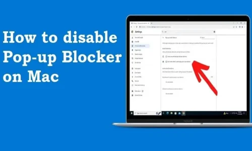 Disable pop up blocker on mac